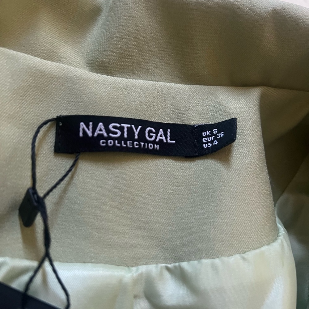 Nasty Gal‎ Sage Green Double-Breasted Blazer - Picture 10 of 15